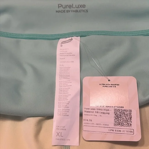 FABLETICS PureLuxe Ultra High-Waisted 7/8 Leggings - Picture 10 of 11